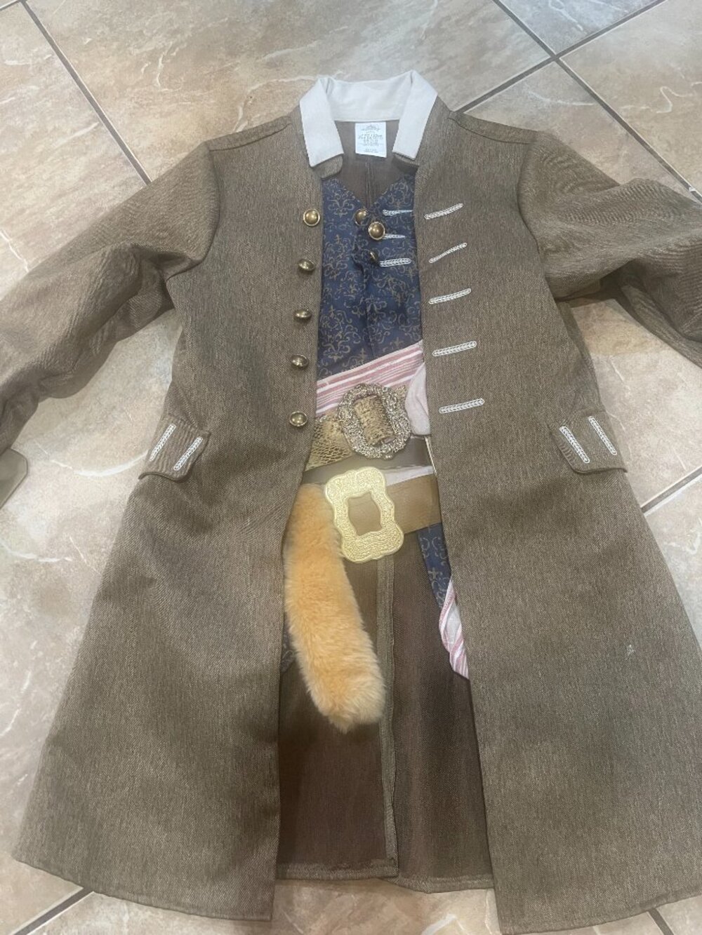 Disney Store Jack Sparrow Pirates Caribbean Costume Jacket 11/12 - Picture 7 of 11